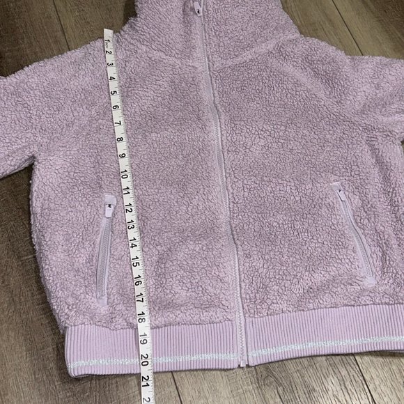 ATHLETA Shasta Purple Tugga Sherpa Warm Cozy Jacket (#486693) Size Medium - Picture 13 of 16